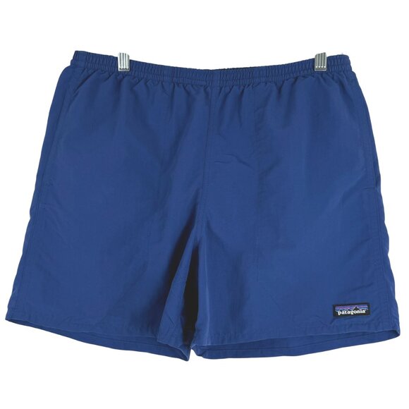 Patagonia Baggies Shorts 5" Mens Medium Blue Solid Polyester Outdoor SW-2109 - Picture 1 of 11